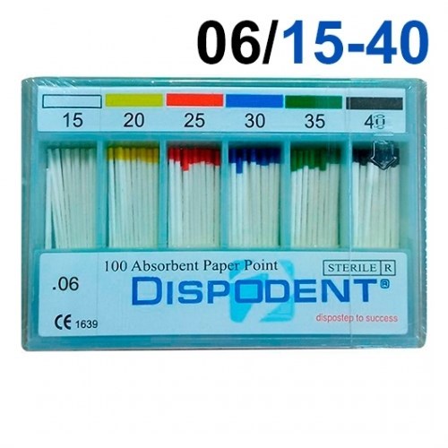 Абсорберы DISPODENT конусные №06/15-40 1231913872 - фото 442294