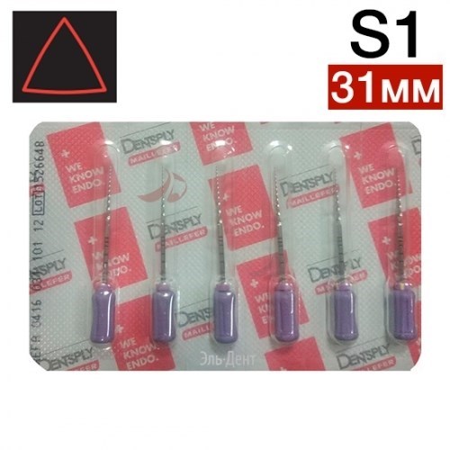 ProTaper ручной S1 (31мм) (6шт.) 00000909455 - фото 447798