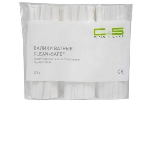 Валики ватные  нестерильные одноразовые  № 1 (детские) - 840шт./Clean+Safe 1231915335 - фото 448720