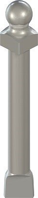 Аналог шаровидного абатмента RN, L 18 мм, Stainless steel 048.109 - фото 452975