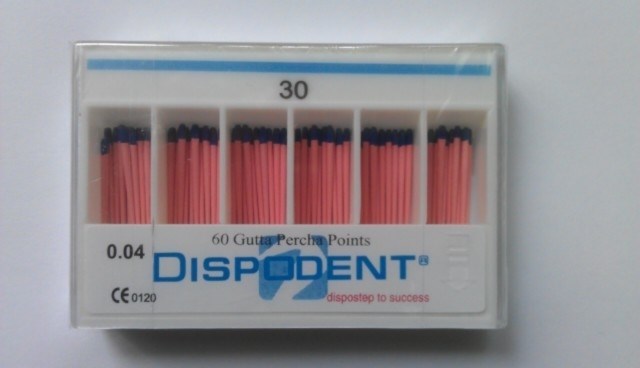 Pearl Dent Co., Ltd Штифты гуттаперчевые 02 №50, 120шт   (Dispodent) st394537 - фото 457962