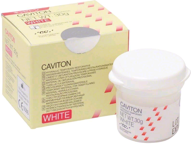 Caviton - цемент на основе оксида цинка для временного пломбирования, банка 30 г 0120170Gc - фото 460234