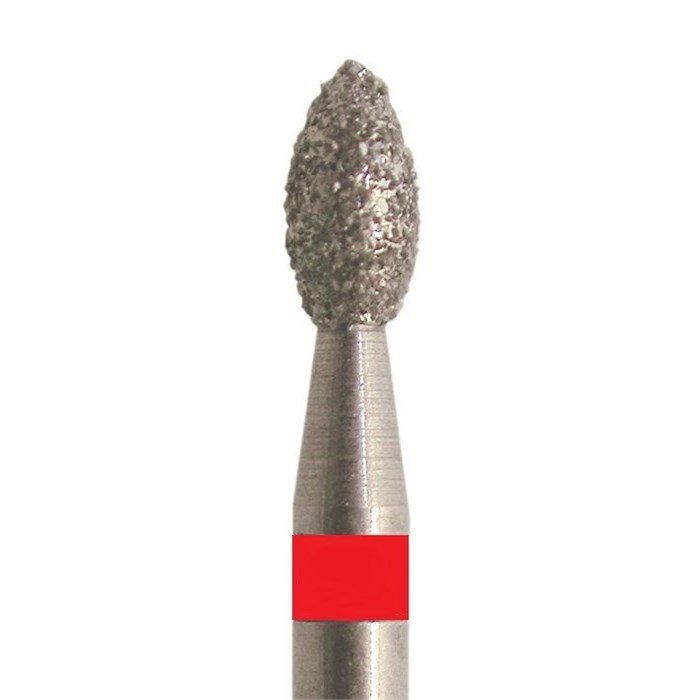 Бор алмазный 831 016 FG, красный, 5 шт. Форма: бутон 831F.FG.016 - фото 462485