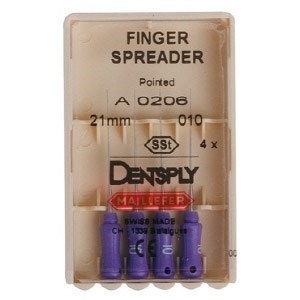 Finger spreader tapered NiTi  C L25 4 шт. -  уплотнитель для гуттаперчи из NiTi-сплава (синий) A182N02500300 - фото 464325