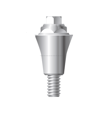 Прямой мультиюнит абатмент (Conical abutment) диаметр 4.8 мм, длина 3 мм, для узкой линейки. UNSKA4803 - фото 470182