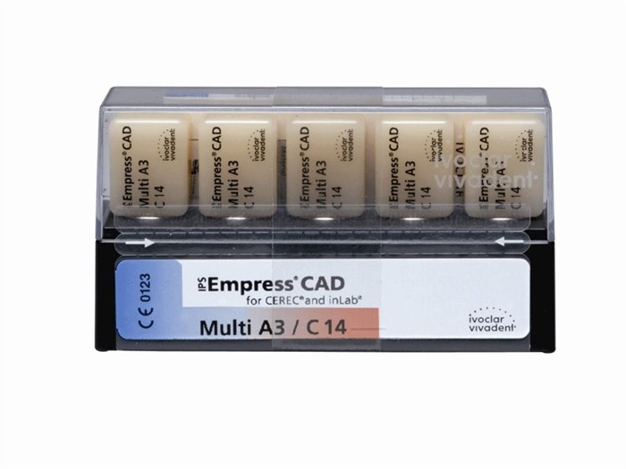 Блоки Ivoclar Vivadent IPS Empress CAD CEREC/inLab Multi A1 I12 5 шт 602592 - фото 475395
