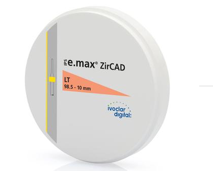 Диск диоксида циркония Ivoclar Vivadent  IPS emax ZirCAD LT B1 98,5-10 мм 689499 - фото 476153
