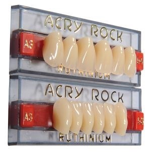 Зубы AcryRock набор из 6 зубов Фронт Верх S-62 цвет C1 st913607 - фото 479288
