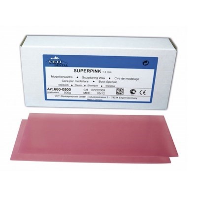 Воск базисный SUPERPINK, t = 57°С, эластичный, 500 г. 660-0500 - фото 482089
