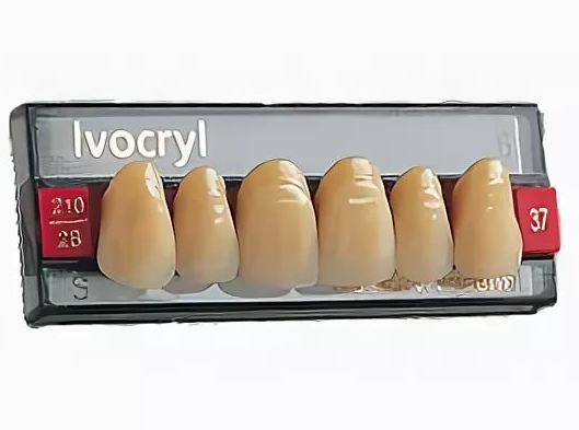 Зубы Ivocryl Набор из 6 зубов Chromascop фронт.верх. 12 220. 539510 - фото 482906