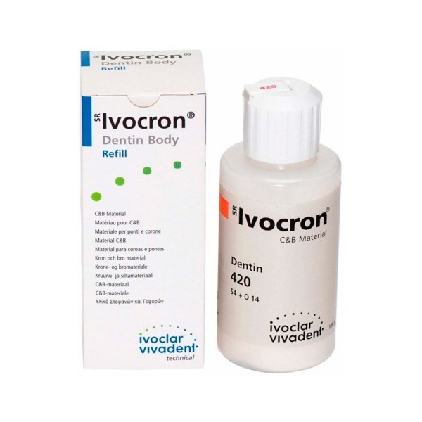 SR Ivocron Body - облицовочный материал для изготовления временных изделий, цвет 420, 100 г 549937AN - фото 502005