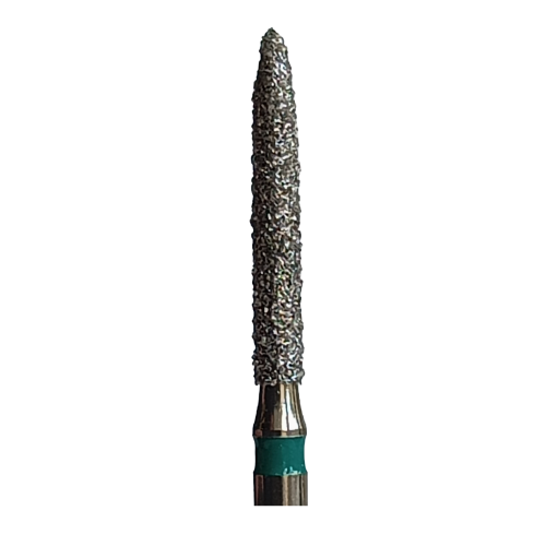 Боры стоматологические алмазные FG 863/014, зел., 6шт. ISO код 314250534014, арт: FG505/6 C FG505/6C - фото 502075