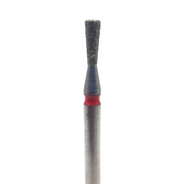 Бор алмазный 807F FG, обратный конус, D=1,4 мм, L=3,5 мм, красный 806.314.225.514.014 - фото 532070