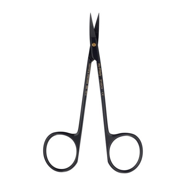 Ножницы LaGrange, Super-Cut, остроконечные, двойной изгиб, 1 зубчатое лезвие, Black line, 11,5 см S14SCX - фото 534818