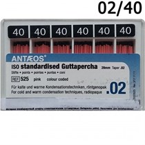 Guttapercha 02 №40 (L:28) 120 шт., VDW 0001912901