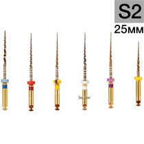 Gold-Taper S2, 25мм (6шт.)-машинный инструмент для обработки корневых каналов, Геософт 1231913871