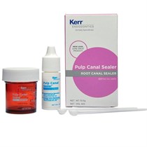 Kerr Pulp Canal Sealer, набор Standard Pack: катализатор (жидкость), 4 мл; база (порошок), 10,5 г. 24875