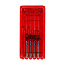 Lentulo  N2 L21 (ISO 40-45), 4 шт. - каналонаполнитель машинный, d = 0,8 мм (синий). A002222100212