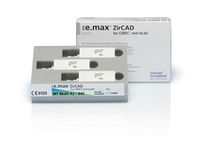 Блоки Ivoclar Vivadent IPS emax ZirCAD CER/inMT Mul A1 B45, 3 шт 694541