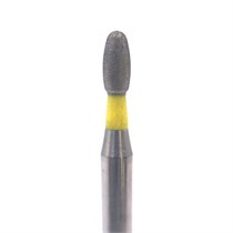 Бор алмазный Ecoline E 379, олива, турбинный наконечник, D=1.4 мм, желтый E-379-EF-314-014