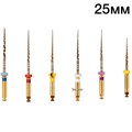Gold-Taper Ассорти 25мм (SX(19мм),S1(25мм),S2,F1,F2,F3)-машинный инструмент для обработки корневых каналов 1231913852 - фото 447490