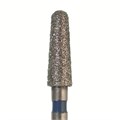 Бор алмазный 849 018 FG, синий, 5 шт. Форма: конус с закругленным концом 849.FG.018 - фото 462945