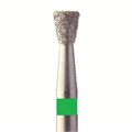 Бор алмазный 805 018 FG, зеленый, 5 шт. Форма: обратный конус с плоским концом 805G.FG.018 - фото 465033
