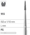 Боры стоматологические алмазные FG 955/008, красн., 6шт. ISO код 314699514008, арт: FG40D9/6 FG40D9/6 - фото 501189