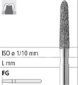 Боры стоматологические алмазные FG 878К/014, зел., 6шт. ISO код 314298534014, арт: FG181N/6 C FG181N/6C - фото 501586