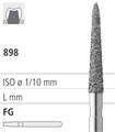 Боры стоматологические алмазные FG 898/014, черный, 6шт. ISO код 314586544014, арт: FG101/6 CB FG101/6CB - фото 501673