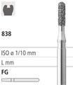 Боры стоматологические алмазные FG 838/009, зеленый, 6шт. ISO код 314139534009., арт: FG412/6 C FG412/6C - фото 502214