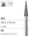 Боры стоматологические алмазные FG 852/016, зел., 6 шт. ISO код 314164534016., арт: FG117S/6 C FG117S/6C - фото 502224