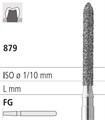 Боры стоматологические алмазные FG 879/013, черн., 1 шт. ISO код 314290544013, арт: FG310/1 CB FG310/1CB - фото 502436