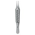 Пинцет стоматологический, ERGOPLANT, 1х2, длина 120 мм DX050R - фото 513166