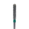 Бор алмазный Ecoline E 881 C, цилиндр закругленный, турбинный наконечник, D=1.4 мм, зеленый, 1 шт E-881-C-314-014_1 - фото 530872
