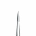 Финишный твердосплавный бор CF 246 B, пламевидный, турбинный наконечник, D=0.9 мм, L=3.7 мм, красный + фиолетовый CF-246-B-314.009 - фото 531905