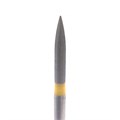 Бор алмазный Ecoline E 862 EF, пламевидный, турбинный наконечник, D=1.4 мм, желтый, 1 шт E-862-EF-314-014_1 - фото 532618