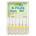 K-Files - ручные файлы, 25 мм, №45, сталь, 6 шт 1831025045-/-18301025045 - фото 533726